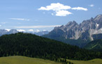 Täler, Almen und Berge
