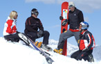 Skifahren, Carving und Snowboarden