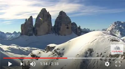 Dolomiten im Winter