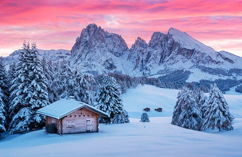 Dezember in den Dolomiten