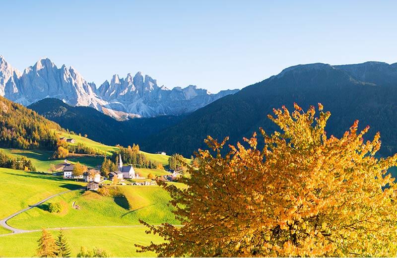 Oktober in den Dolomiten
