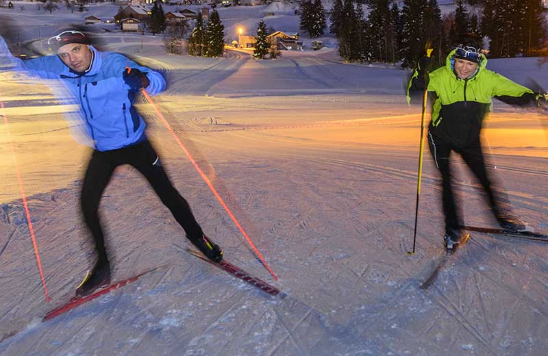Nachtlanglauf in den Dolomiten