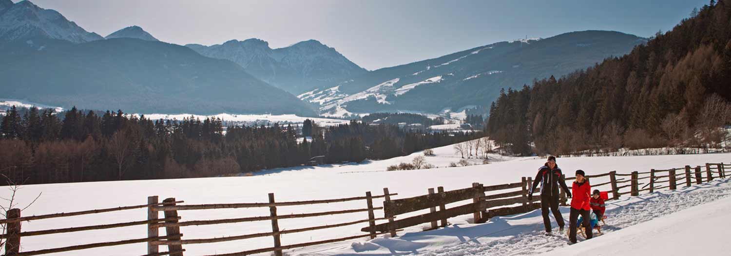 Rodeln im Pustertal - die schönsten Rodelbahnen