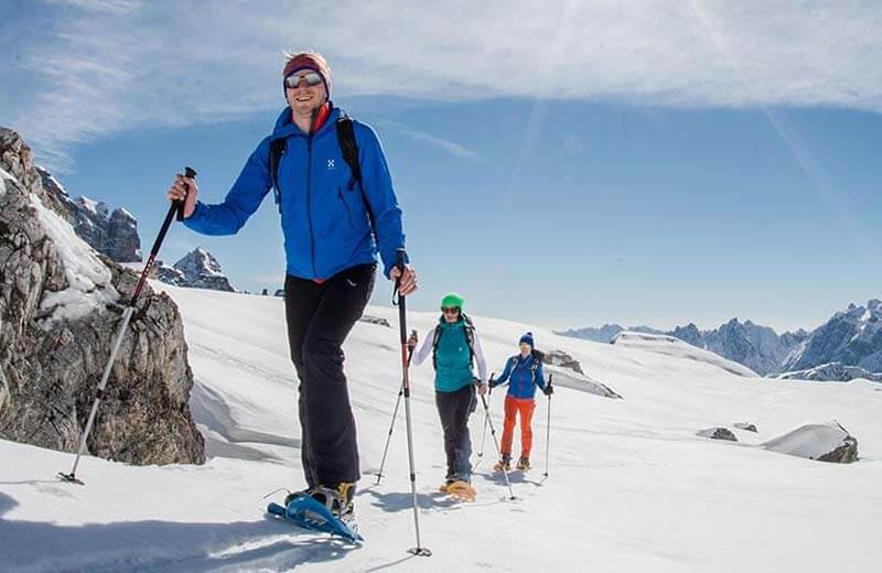 Winteraktivitäten in den Dolomiten