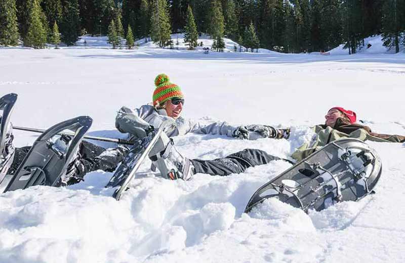 Schneeschuhwanderung zum Karer See