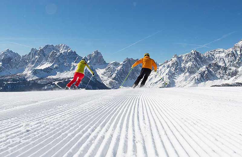 Skigebiet 3 Zinnen Dolomiten