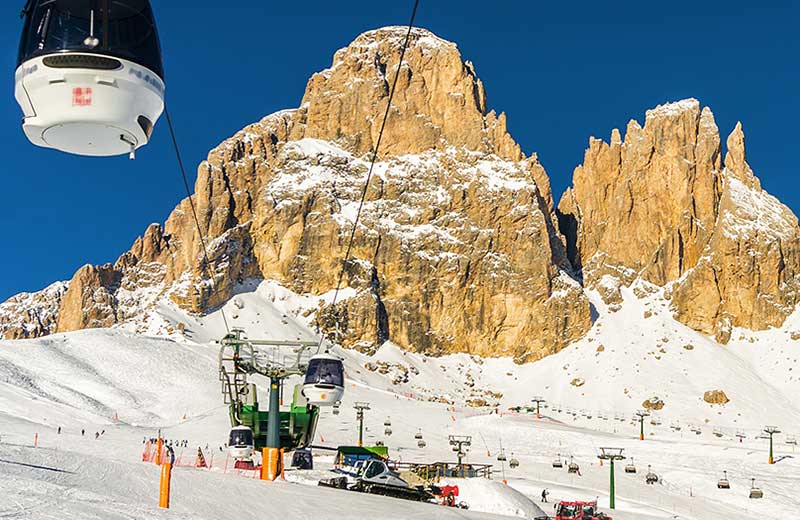 Skigebiete im Fassatal