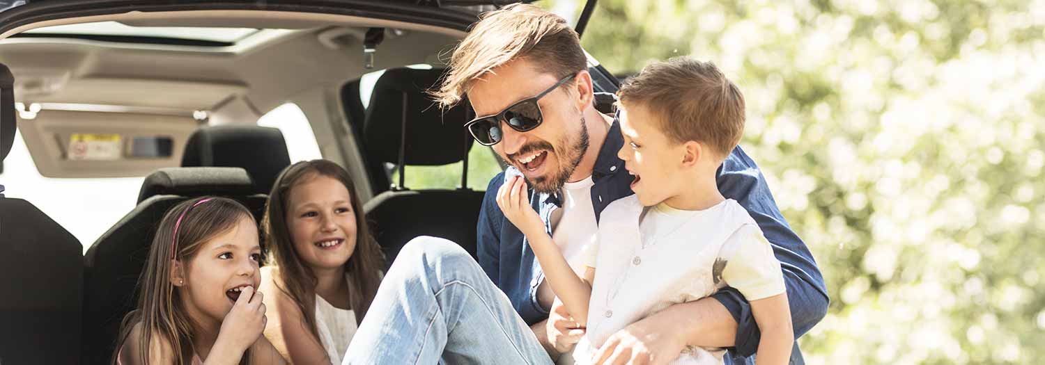 Autoanreise mit Kindern