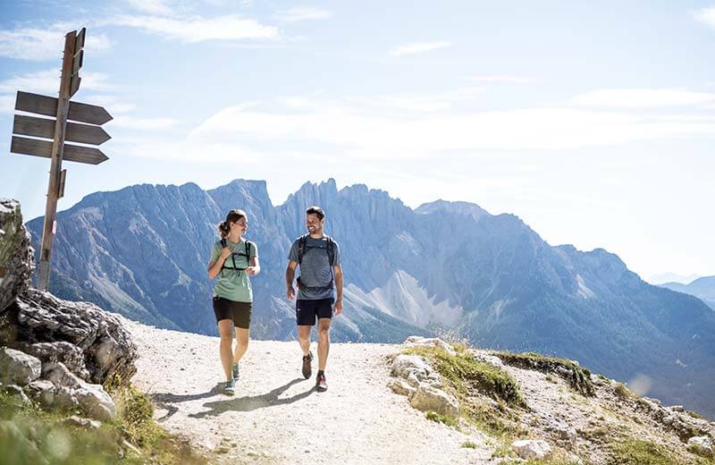 Sommeraktivitäten in den Dolomiten