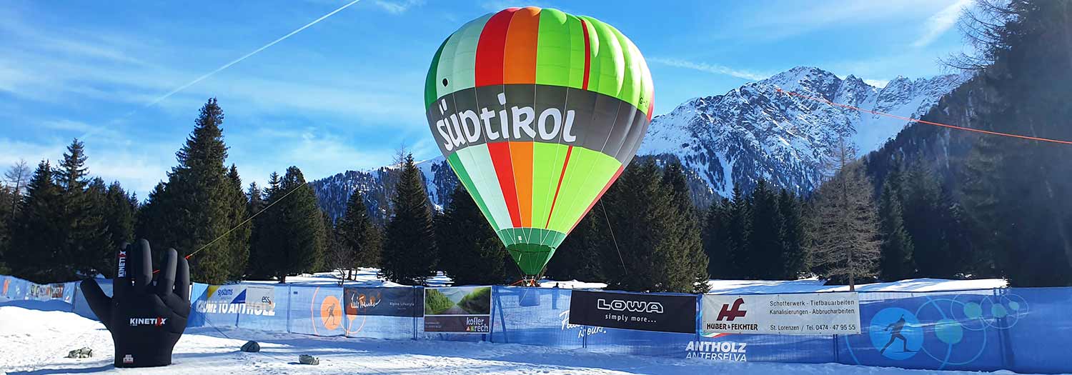 Ballonfahren in den Dolomiten