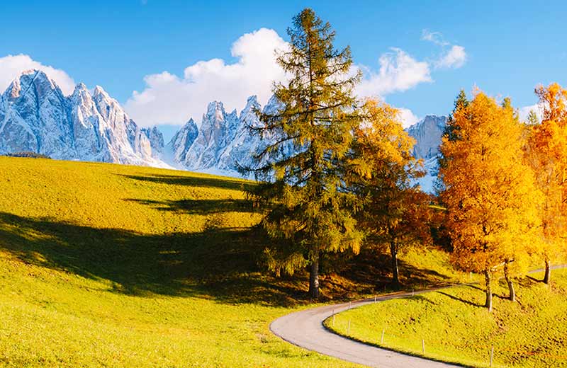 Herbst in den Dolomiten