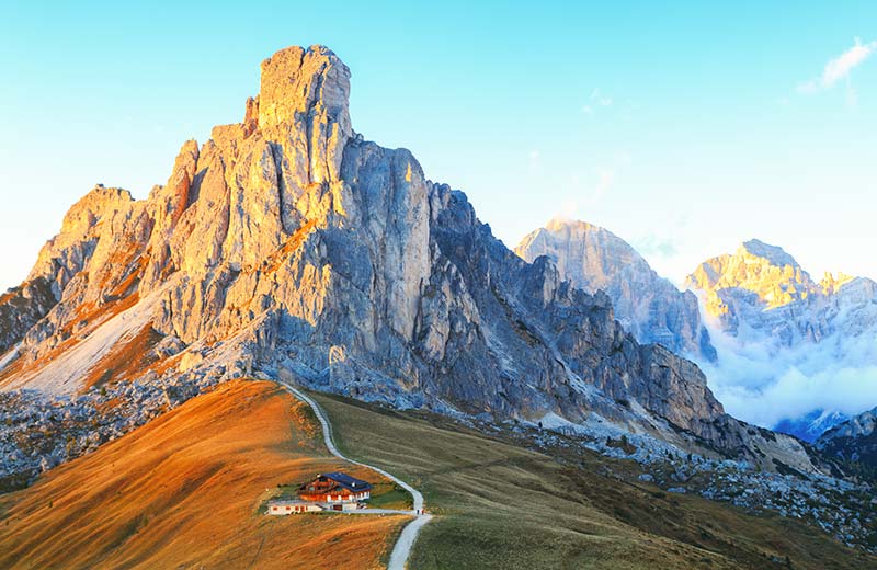 Belluno bei di Giau Gebirgspass Passo Cortina, -