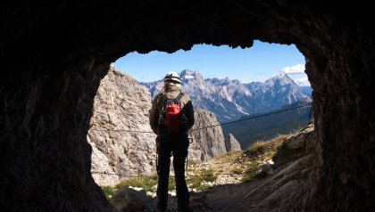 Freilichtmuseum Lagazuoi Stollen