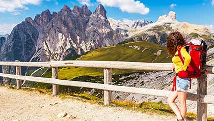 Ausblick Sexten Wandern