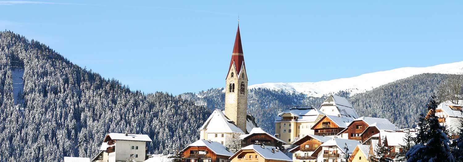 St. Vigil in Enneberg in den Dolomiten