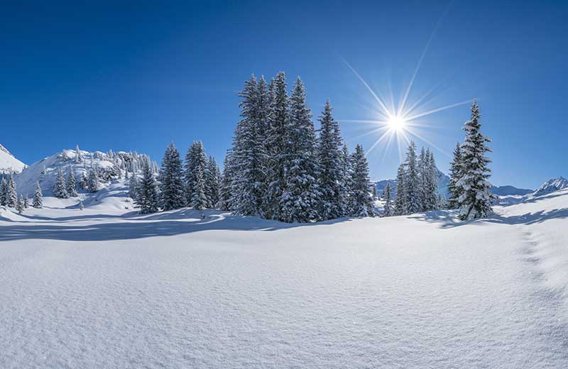 I paesaggi innevati più belli