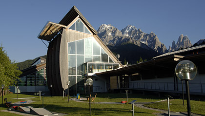 palestra di roccia minigolf