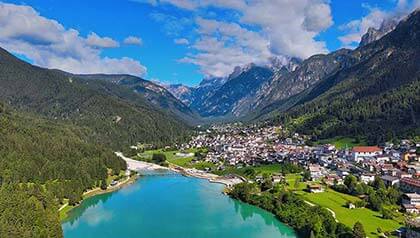 auronzo di cadore vista