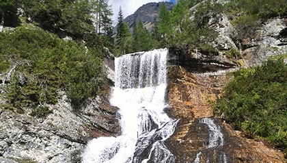 vista cascate di fanes