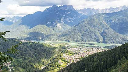 vista pieve di cadore