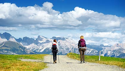 dolomiti nordic walking