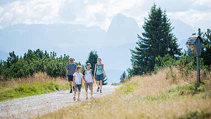 trekking famiglia