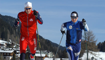 sci di fondo donna uomo
