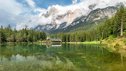 lago di mosigo dolomiti