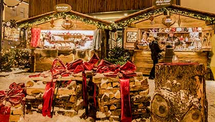 mercatino natale selva val gardena