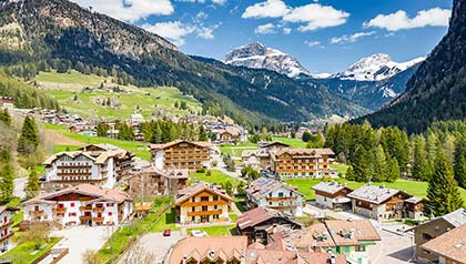 vista mazzin di fassa