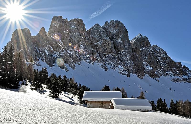 Febbraio nelle Dolomiti