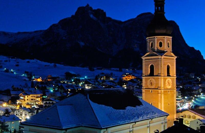 Natale a Castelrotto nelle Dolomiti