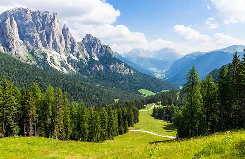 Sentiero Ciampedie-Rif. Roda di Vael