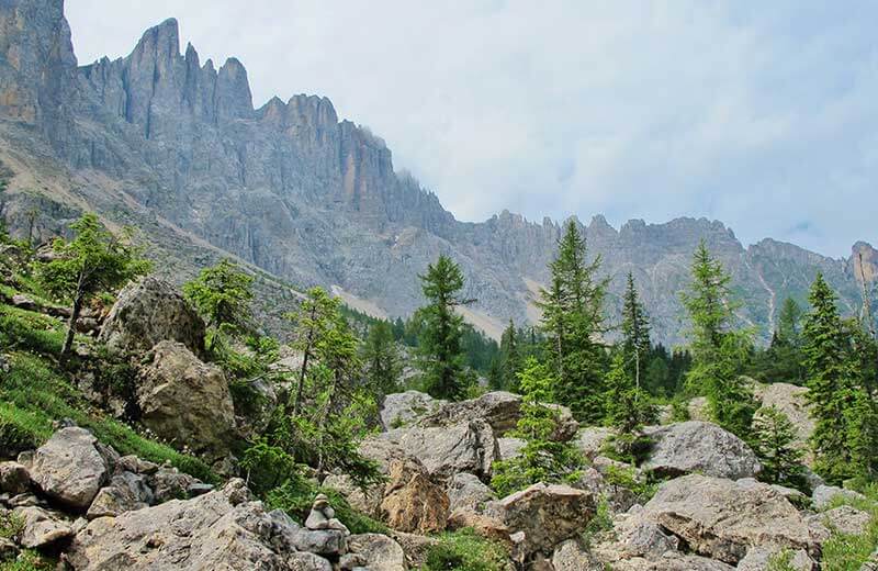 Escursione al labirinto del Latemar