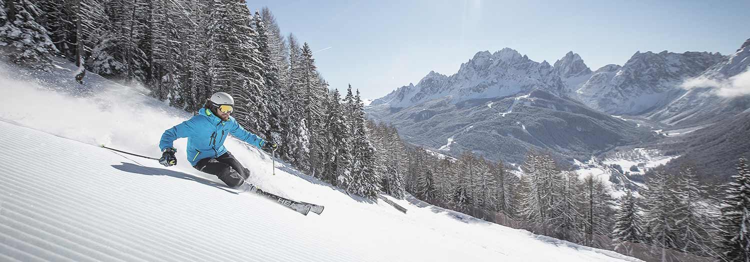 Vacanza sugli sci nelle Dolomiti