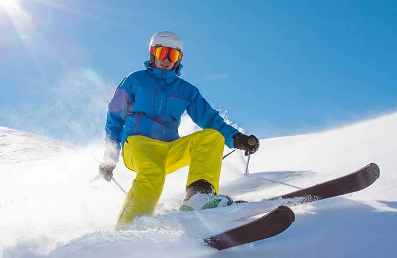 In forma per vacanze sciistiche