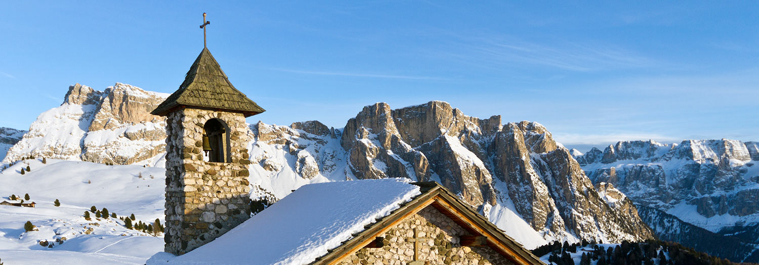 Val Gardena nelle Dolomiti