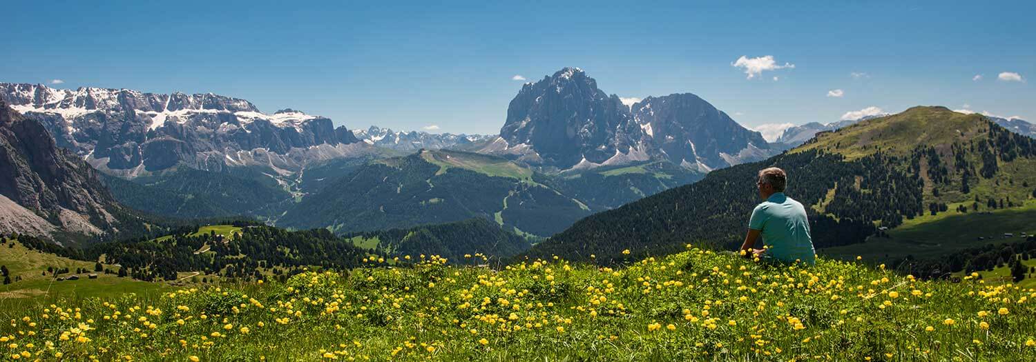 Val Gardena nelle Dolomiti